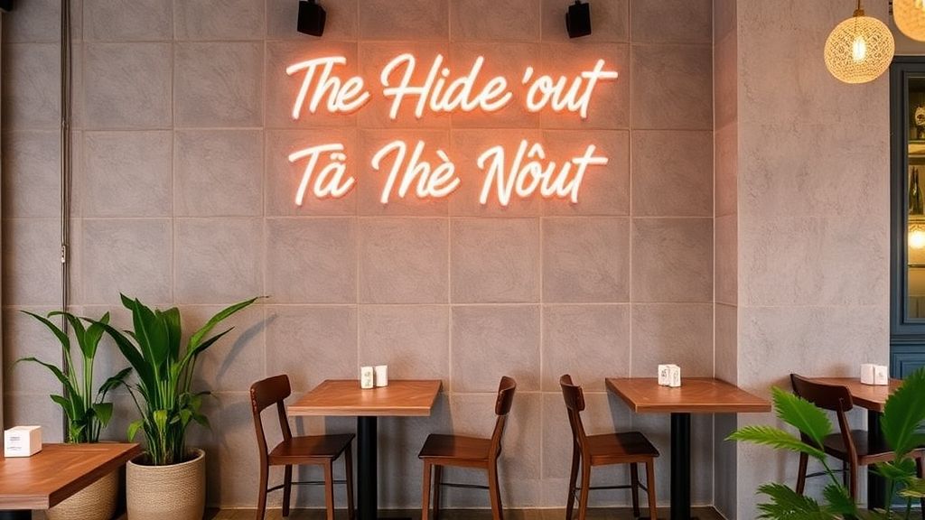 Cafe Trứng Đặc sản của The Hideout Cafe