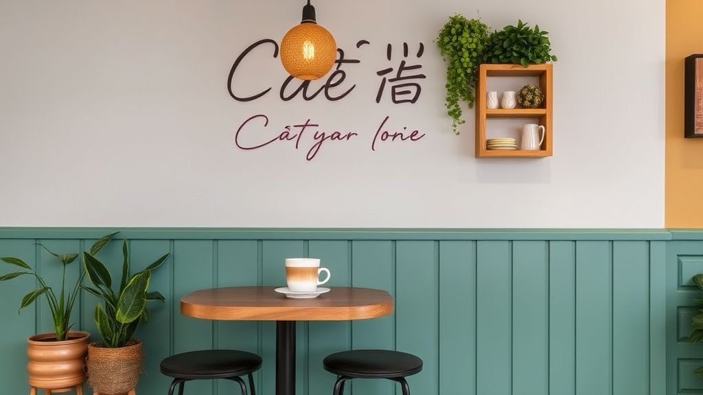 Cafe cốt dừa đặc trưng của Cộng Cafe
