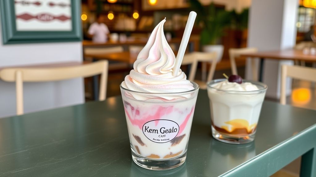 Sự kết hợp hoàn hảo giữa kem Gelato và cafe tại Boulevard